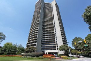 The Park Place condo tower in Buckhead