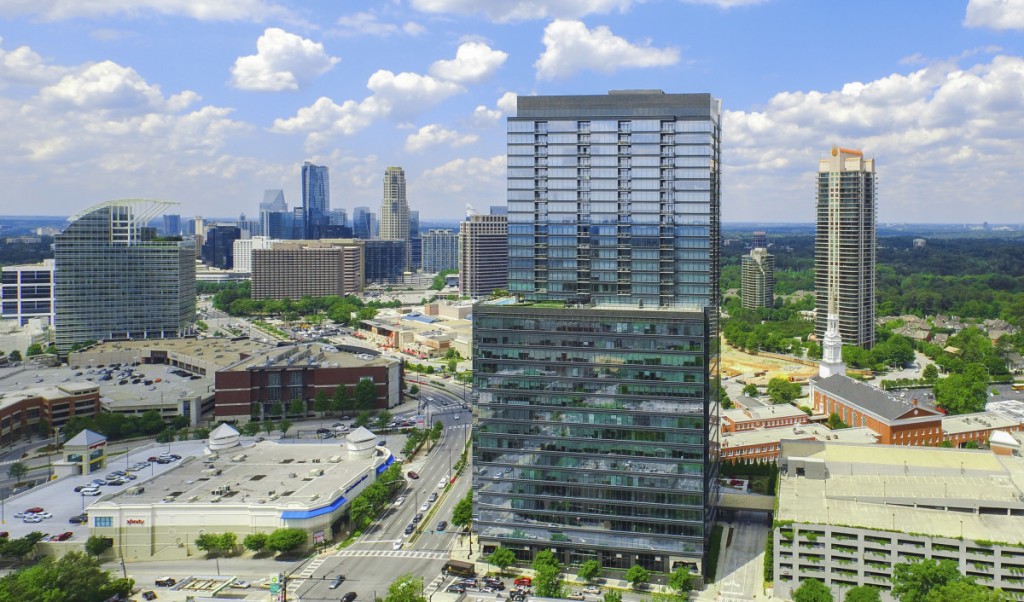 Aerial view of Ritz Carlton Residences Buckhead.JPG