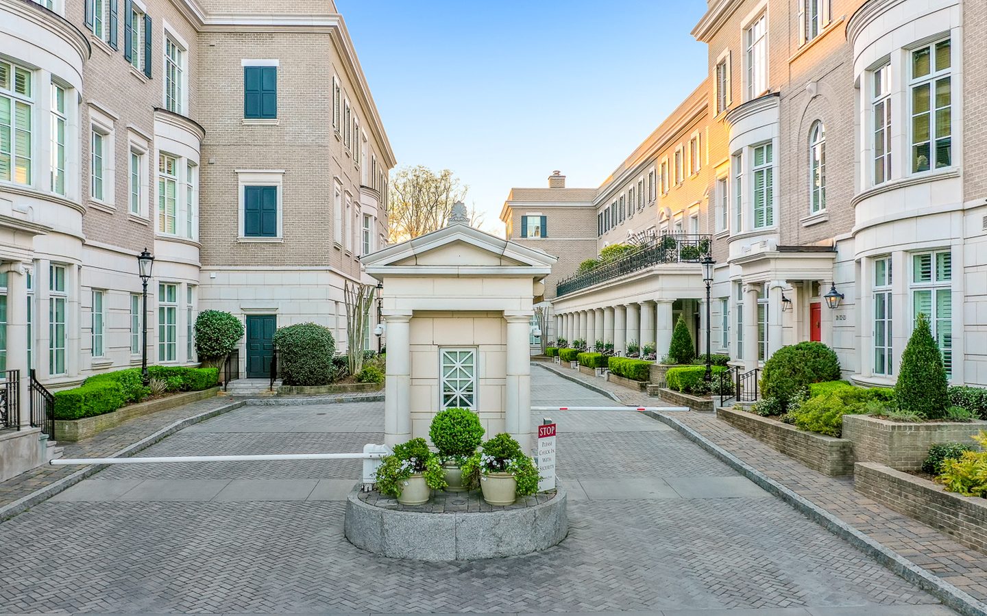 Regents Park gated community at 2440 Peachtree Road Buckhead — Lot 6 townhome sold off-market $2,995,000