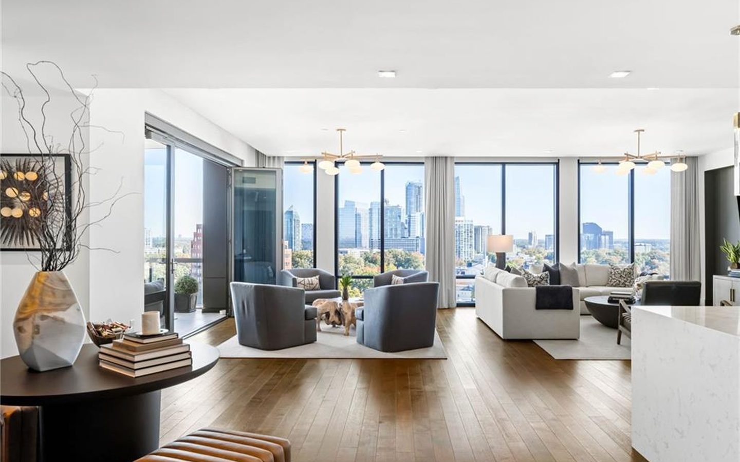 The Charles unit 1402 at 3107 Peachtree Road Buckhead condo sold $2,950,000