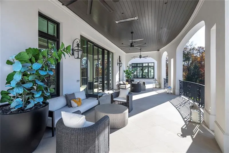 Rear porch