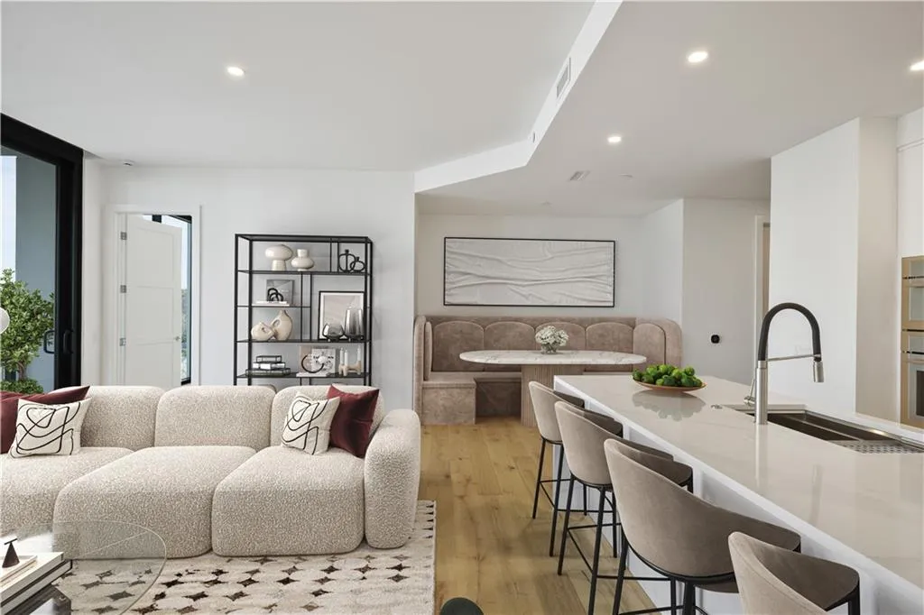 Beautiful light filled space.