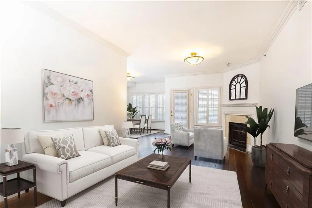 Virtually Staged Dining area Virtually Staged Dining area