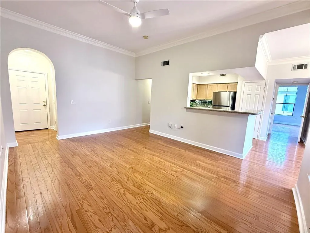 Hardwood floors throughout...
